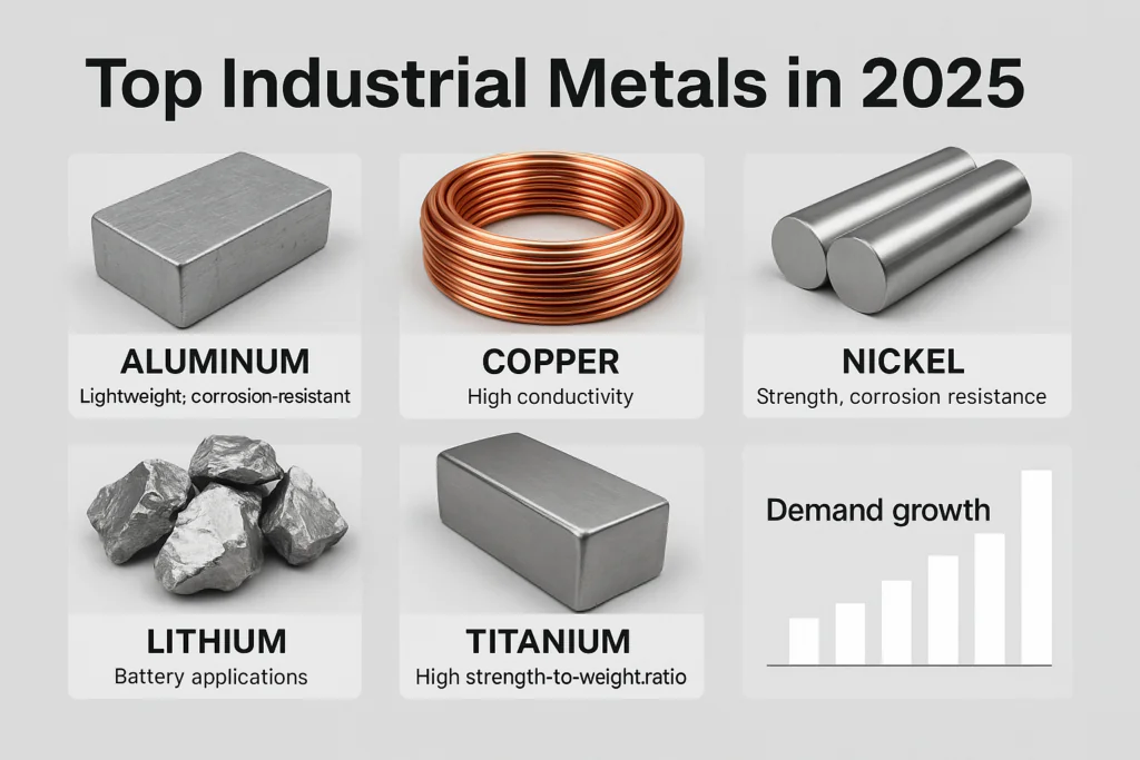 Top Industrial Metals in 2025